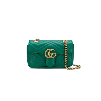 GUCCI GG MARMONT MATELASSÉ MINI BAG 446744 (23*14*6cm)